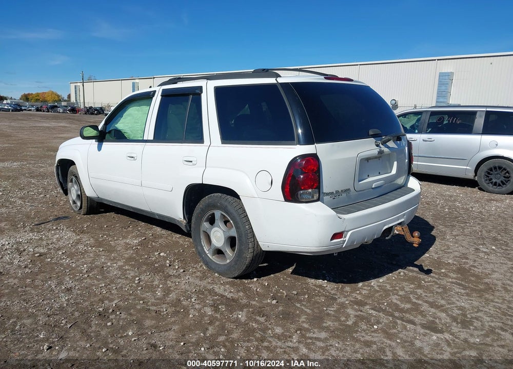 2008 CHEVROLET TRAILBLAZER LT VIN: 1GNDT13S382125884