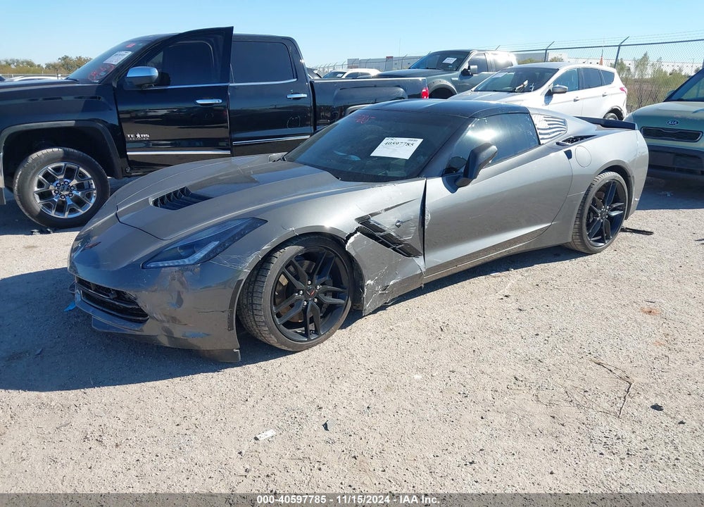 2016 CHEVROLET CORVETTE STINGRAY Z51 VIN: 1G1YL2D77G5117299