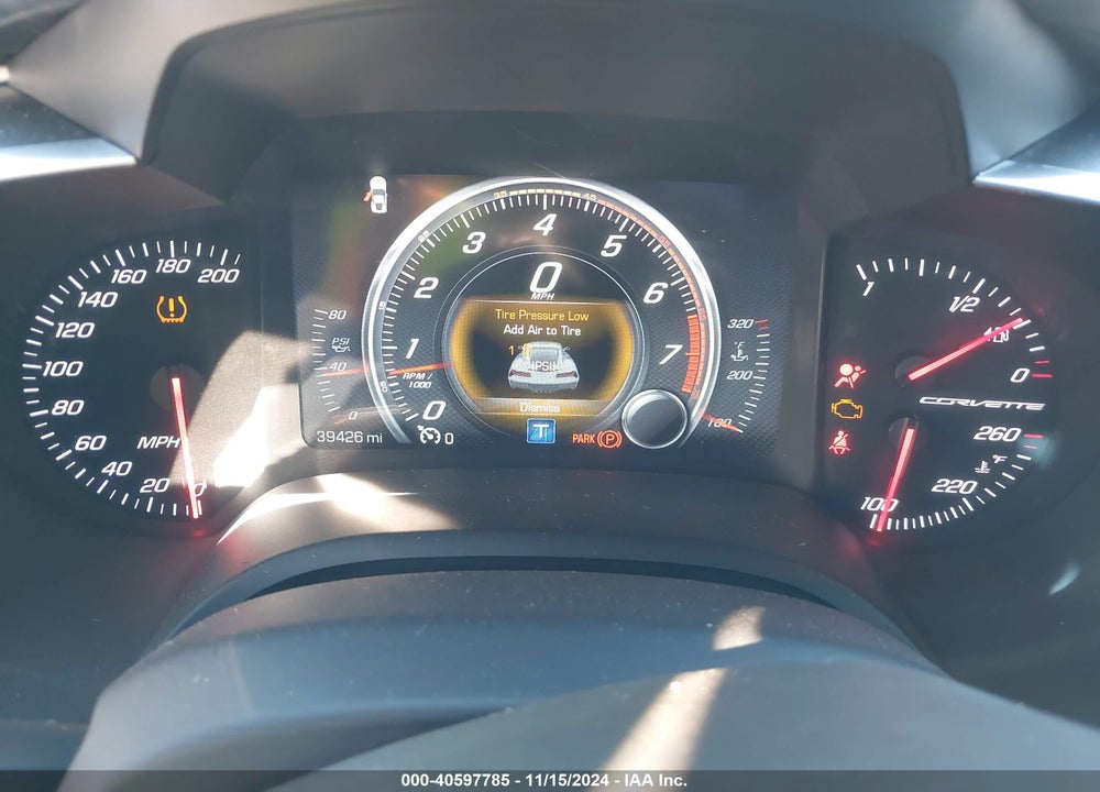 2016 CHEVROLET CORVETTE STINGRAY Z51 VIN: 1G1YL2D77G5117299