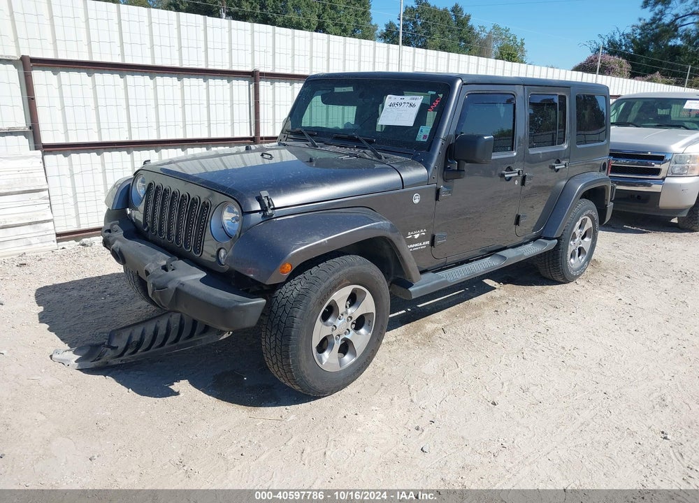2016 JEEP WRANGLER UNLIMITED SAHARA VIN: 1C4BJWEG6GL311200