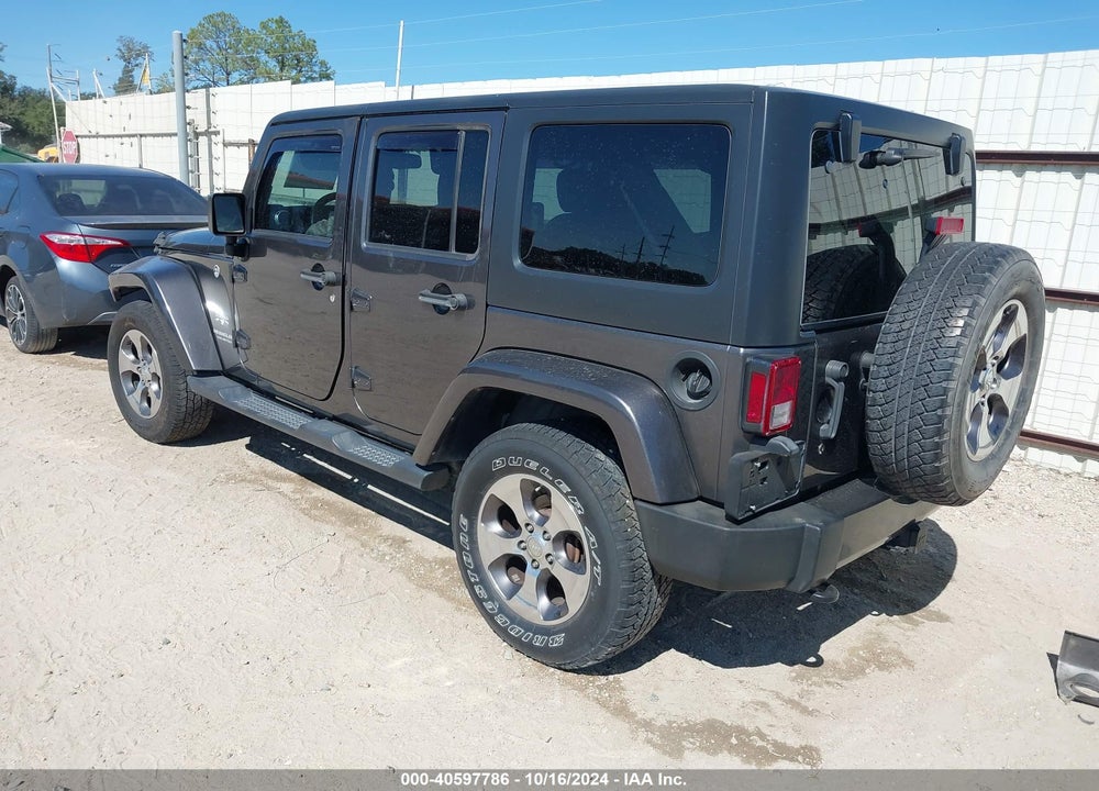 2016 JEEP WRANGLER UNLIMITED SAHARA VIN: 1C4BJWEG6GL311200