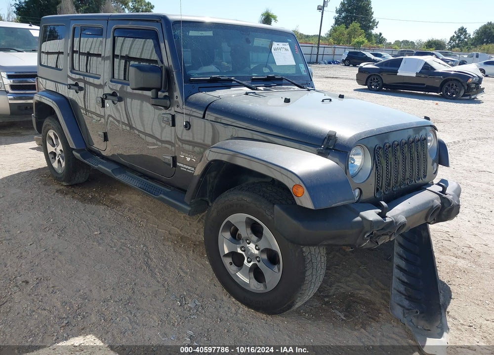 2016 JEEP WRANGLER UNLIMITED SAHARA VIN: 1C4BJWEG6GL311200