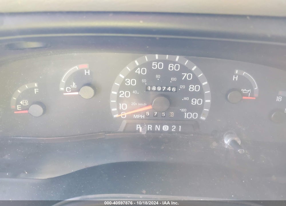 2002 FORD E-350 SUPER DUTY COMMERCIAL/RECREATIONAL VIN: 1FTSE34L22HA82785