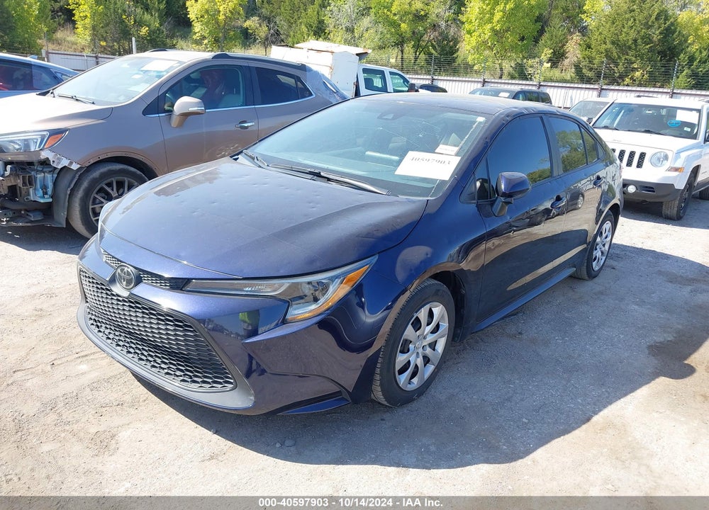 2022 TOYOTA COROLLA LE VIN: 5YFEPMAE9NP284079