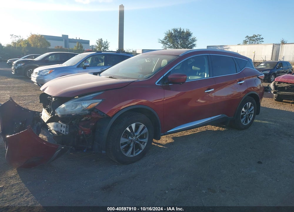 2015 NISSAN MURANO VIN: 5N1AZ2MH1FN286597