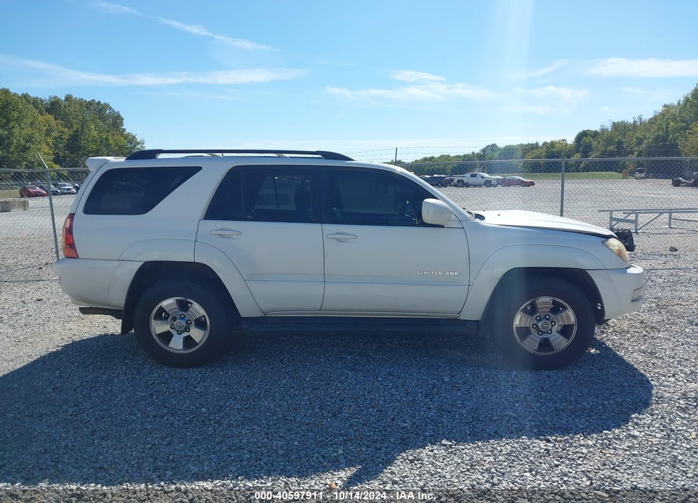 2005 TOYOTA 4RUNNER LIMITED V8 VIN: JTEBT17R858022357
