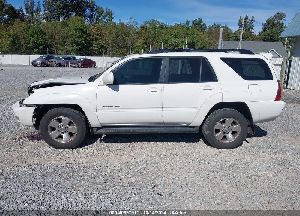 2005 TOYOTA 4RUNNER LIMITED V8 VIN: JTEBT17R858022357