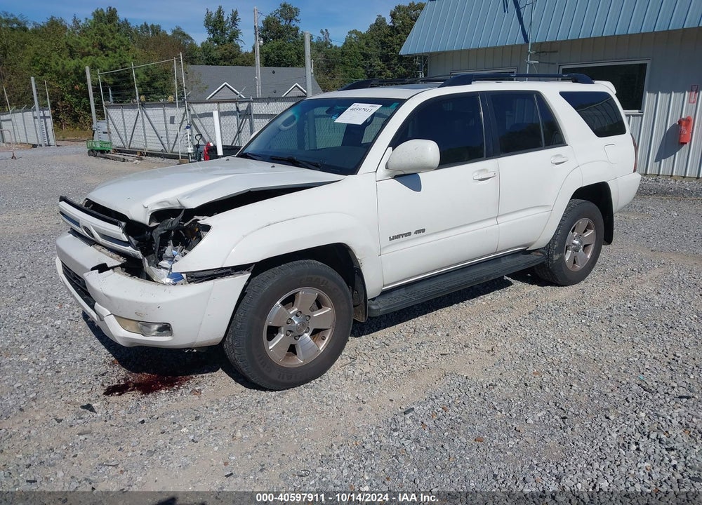 2005 TOYOTA 4RUNNER LIMITED V8 VIN: JTEBT17R858022357