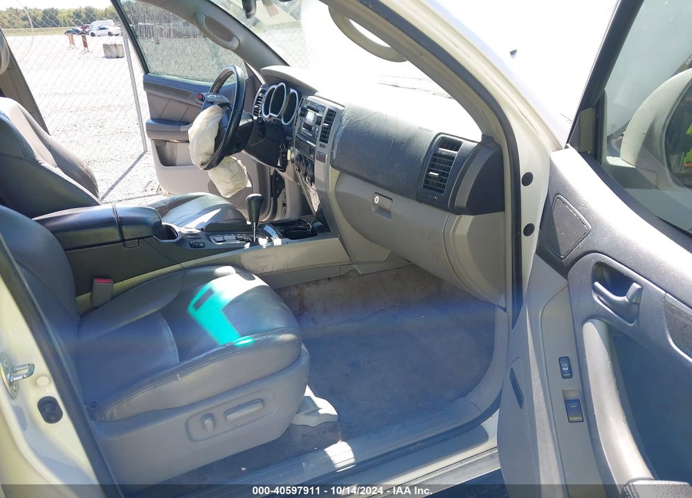 2005 TOYOTA 4RUNNER LIMITED V8 VIN: JTEBT17R858022357