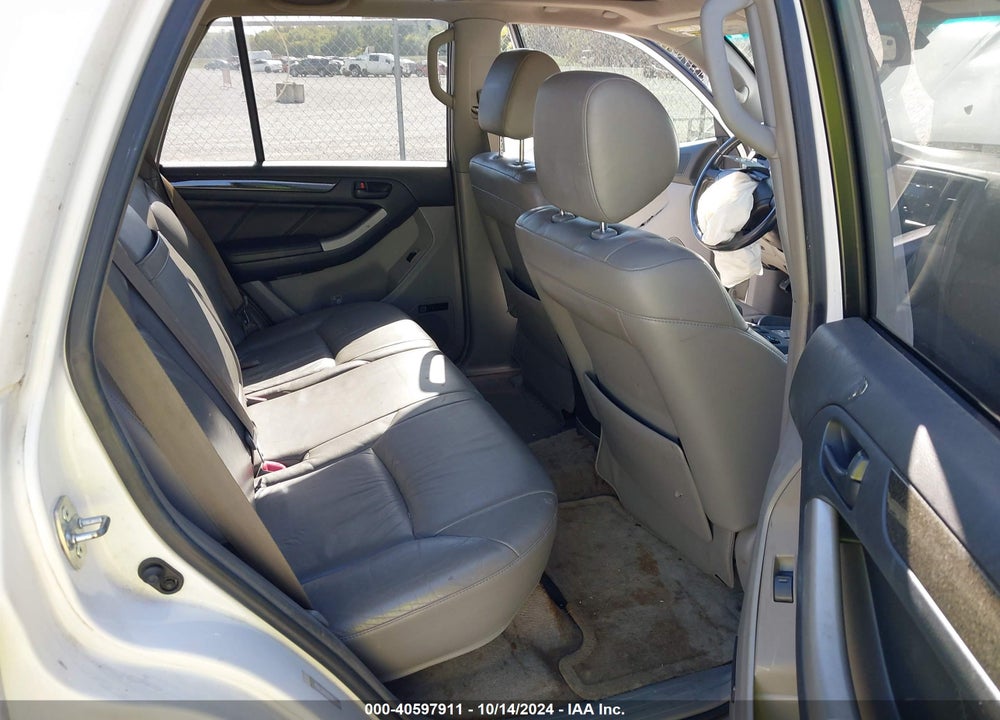 2005 TOYOTA 4RUNNER LIMITED V8 VIN: JTEBT17R858022357