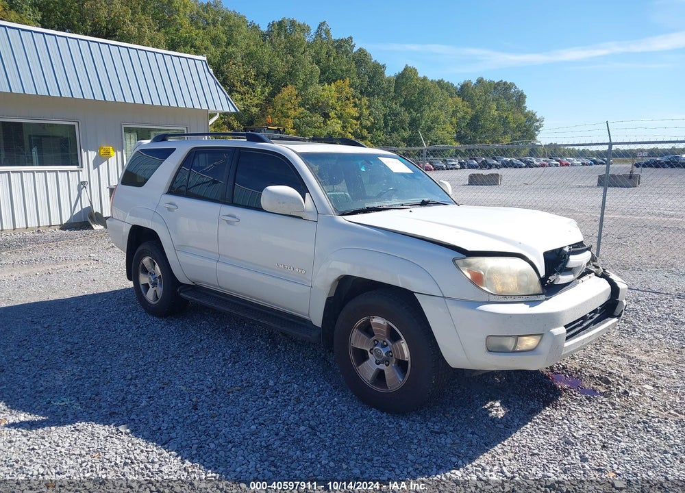 2005 TOYOTA 4RUNNER LIMITED V8 VIN: JTEBT17R858022357