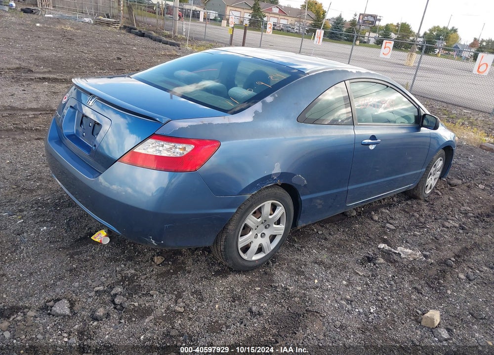 2009 HONDA CIVIC LX VIN: 2HGFG12689H542339