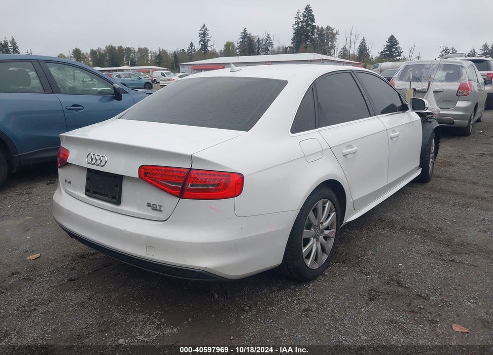 2015 AUDI A4 2.0T PREMIUM VIN: WAUBFAFL8FN016681
