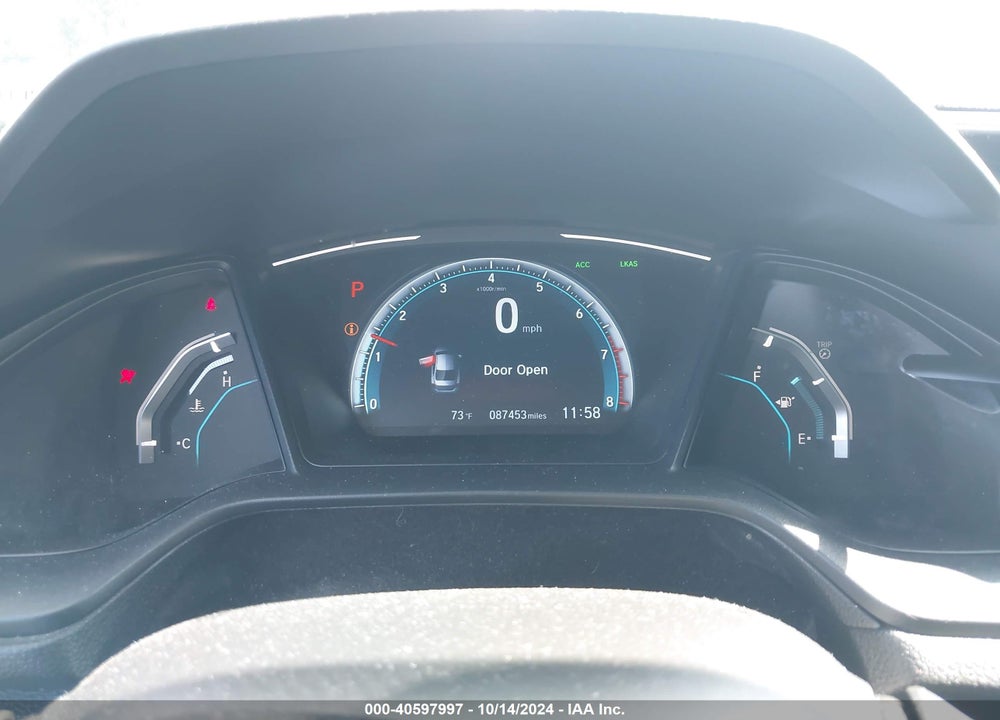2019 HONDA CIVIC LX VIN: 2HGFC2F61KH551370