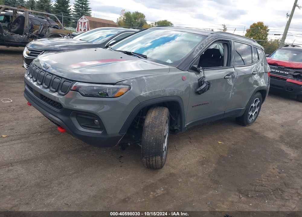 2022 JEEP COMPASS TRAILHAWK 4X4 VIN: 3C4NJDDB8NT162815