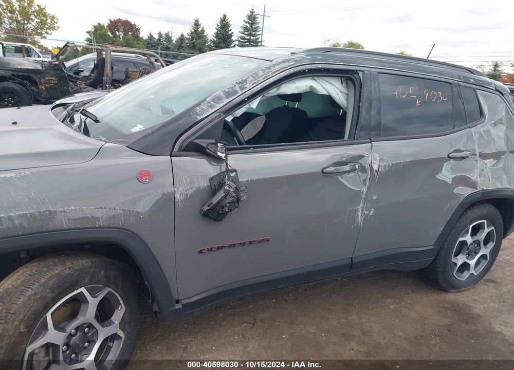 2022 JEEP COMPASS TRAILHAWK 4X4 VIN: 3C4NJDDB8NT162815