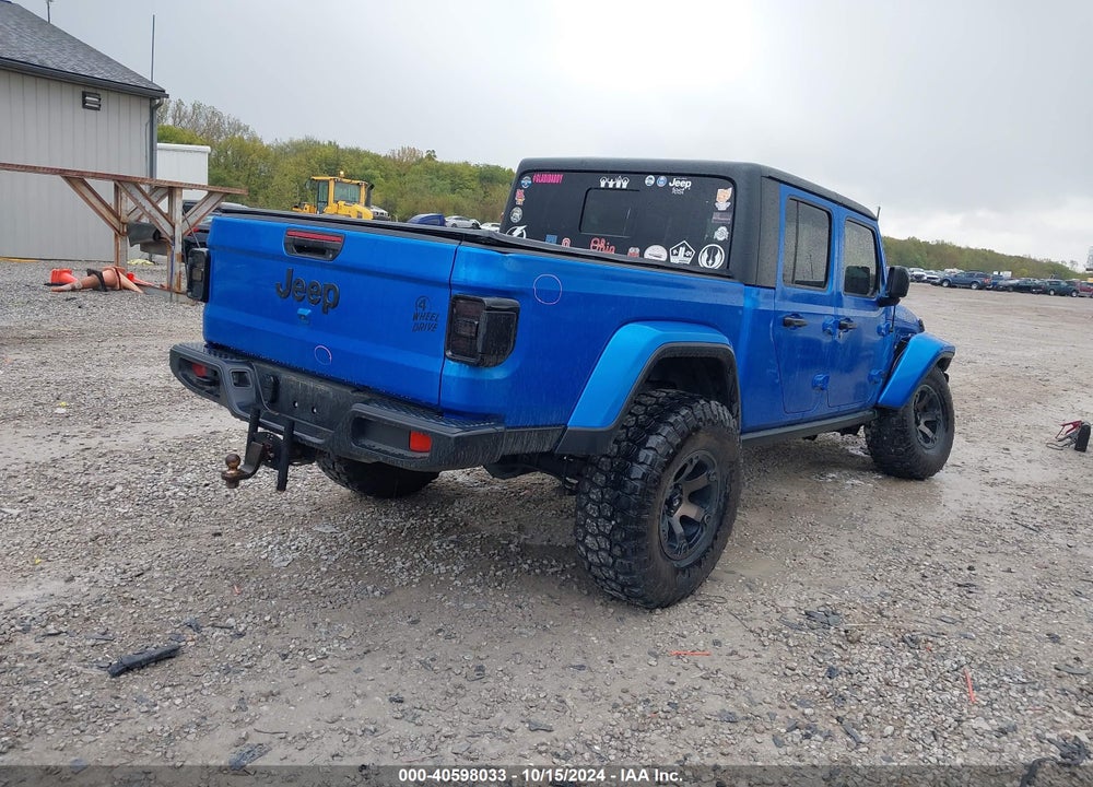 2021 JEEP GLADIATOR WILLYS 4X4 VIN: 1C6HJTAG3ML566260