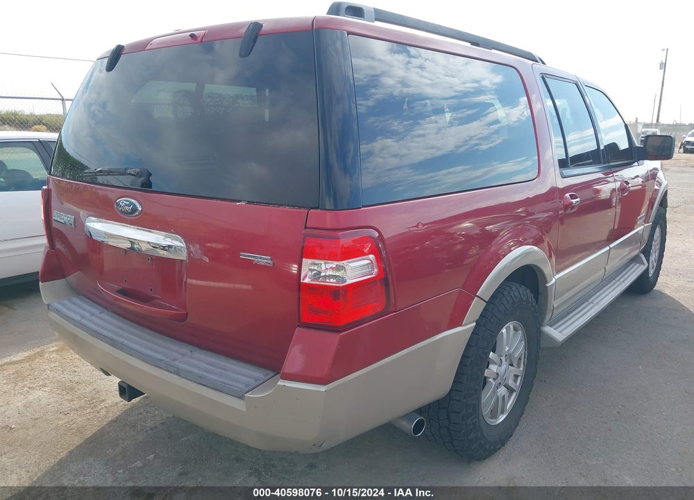 2008 FORD EXPEDITION EL EDDIE BAUER/KING RANCH VIN: 1FMFK18518LA57596