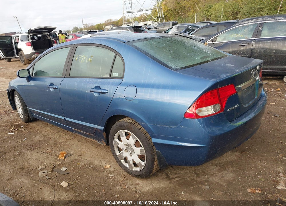 2009 HONDA CIVIC LX VIN: 19XFA16539E036995