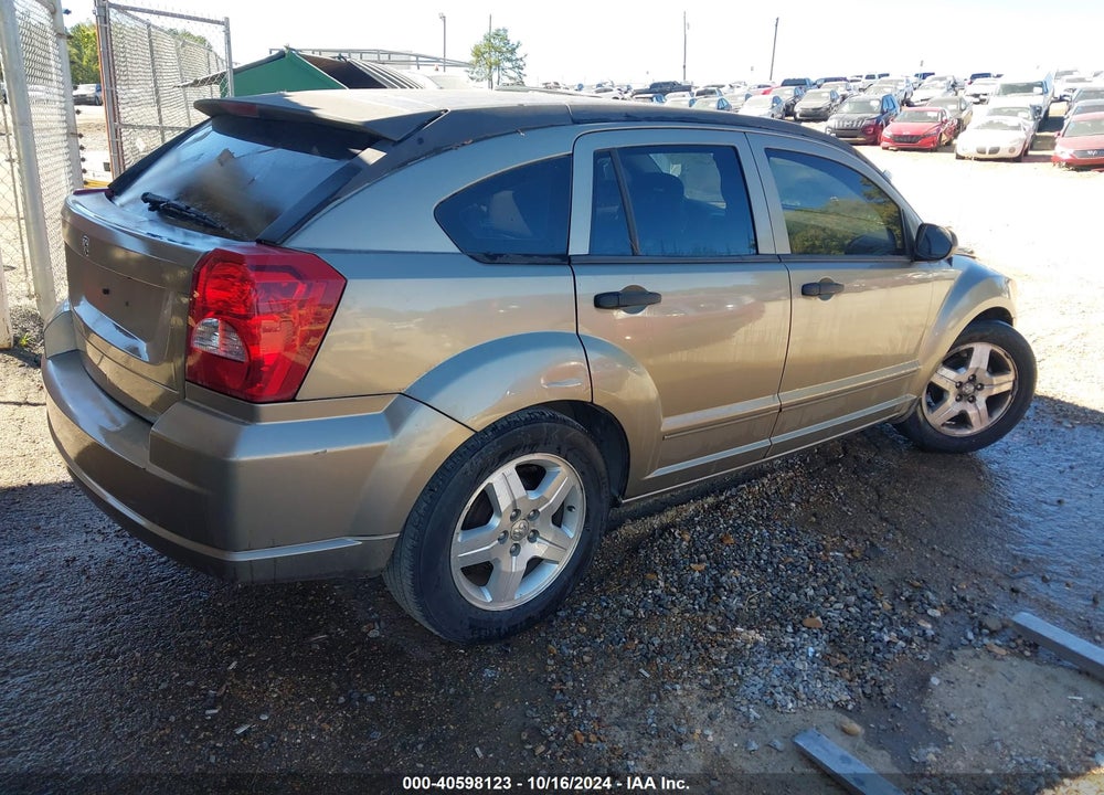 2007 DODGE CALIBER SXT VIN: 1B3HB48B37D259953