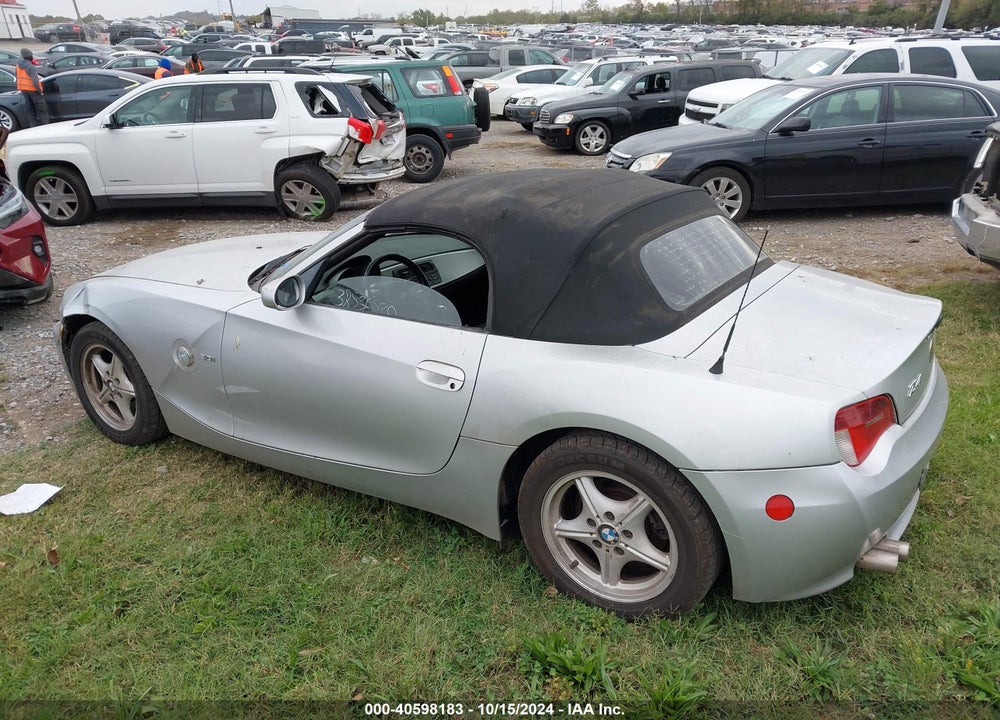 2006 BMW Z4 3.0I VIN: 4USBU33596LW69634