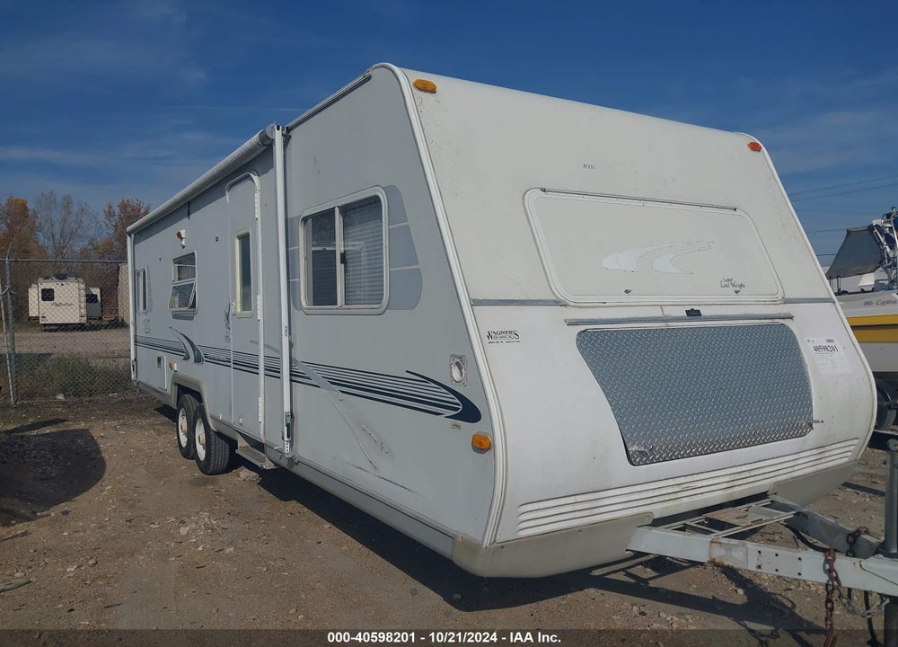 2002 TRAIL LITE TRAVEL TRAILER VIN: 4WY200P2721078827