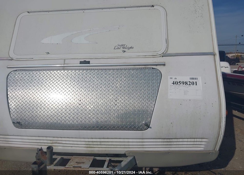2002 TRAIL LITE TRAVEL TRAILER VIN: 4WY200P2721078827