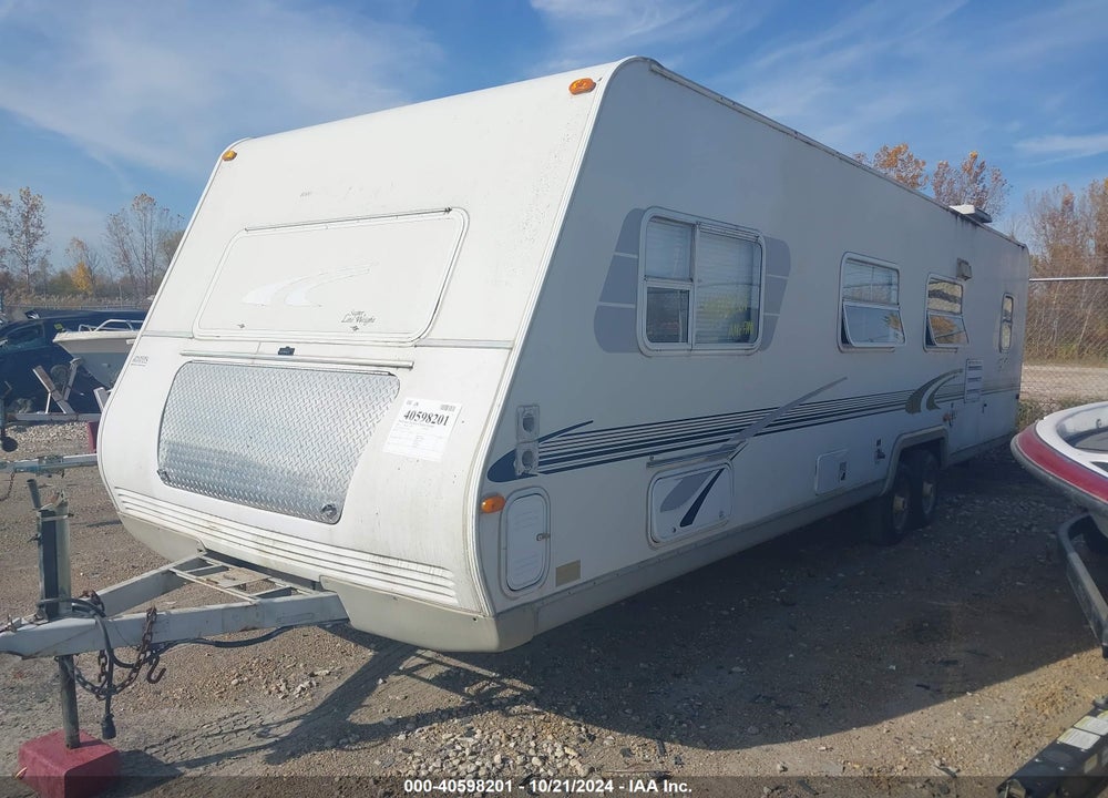 2002 TRAIL LITE TRAVEL TRAILER VIN: 4WY200P2721078827