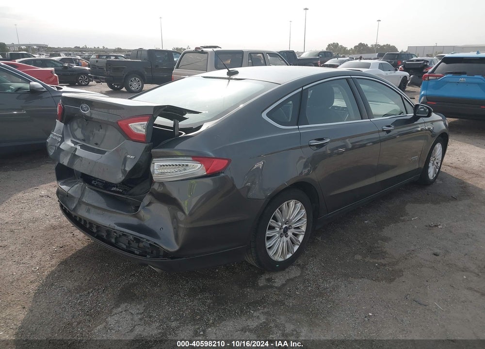 2015 FORD FUSION ENERGI SE LUXURY VIN: 3FA6P0PU1FR255592