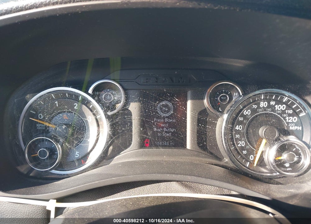 2019 RAM 2500 BIG HORN 4X4 6'4 BOX VIN: 3C6UR5DL9KG631991