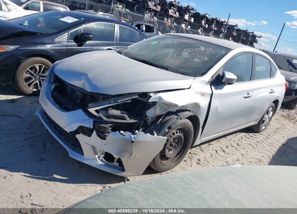 2016 NISSAN SENTRA S VIN: 3N1AB7AP9GY310265
