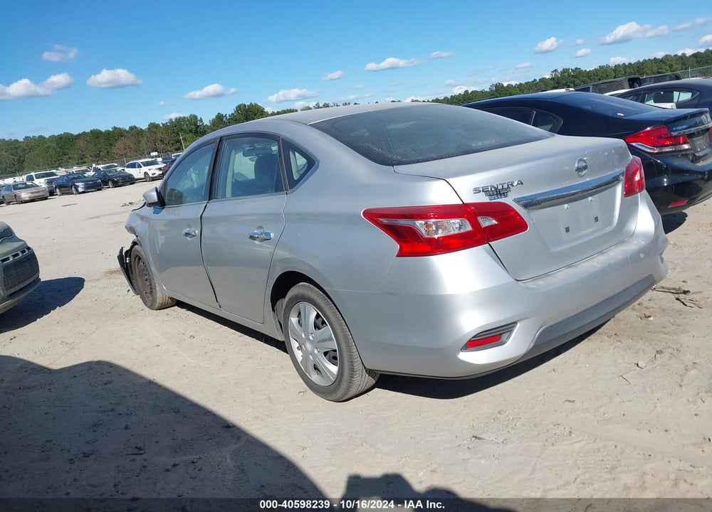 2016 NISSAN SENTRA S VIN: 3N1AB7AP9GY310265