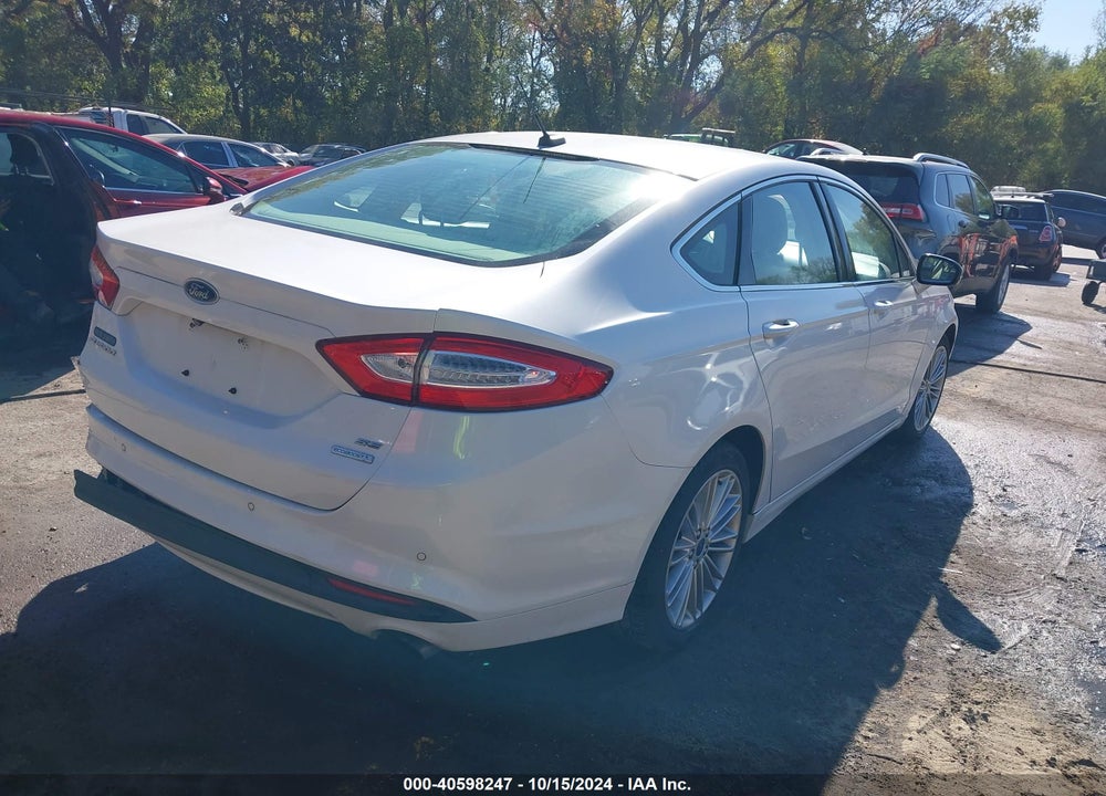2014 FORD FUSION SE VIN: 3FA6P0HD4ER110902