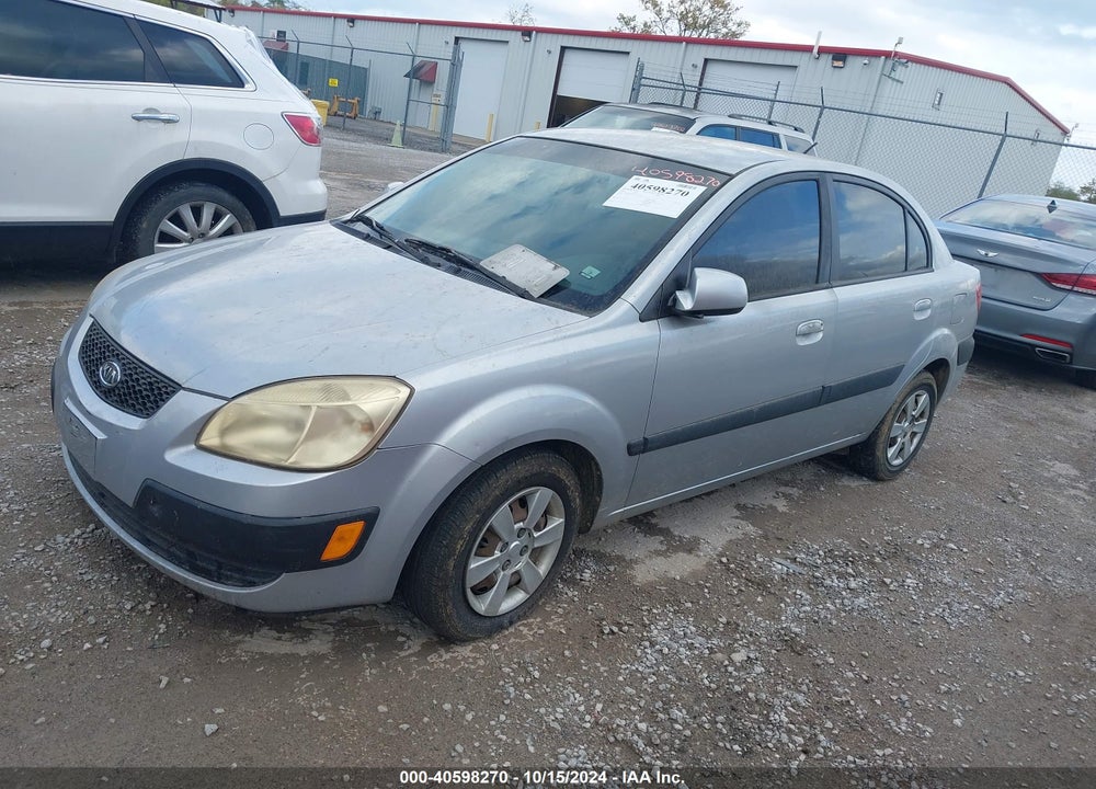 2007 KIA RIO LX VIN: KNADE123976221374