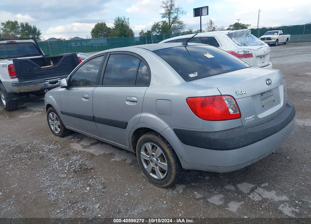 2007 KIA RIO LX VIN: KNADE123976221374