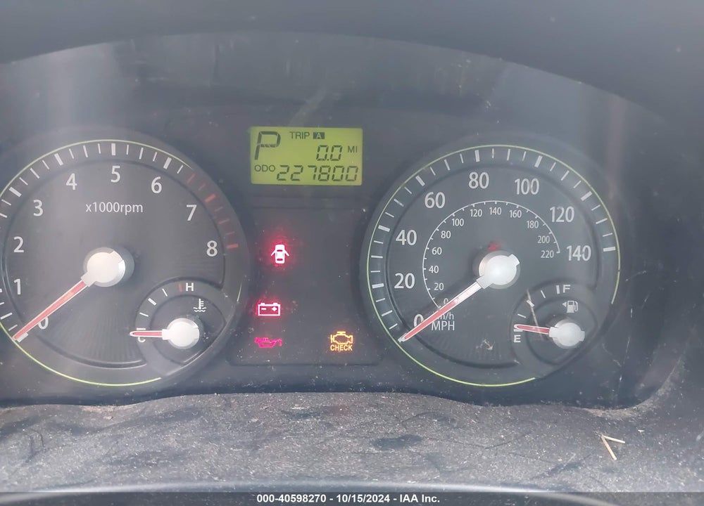 2007 KIA RIO LX VIN: KNADE123976221374