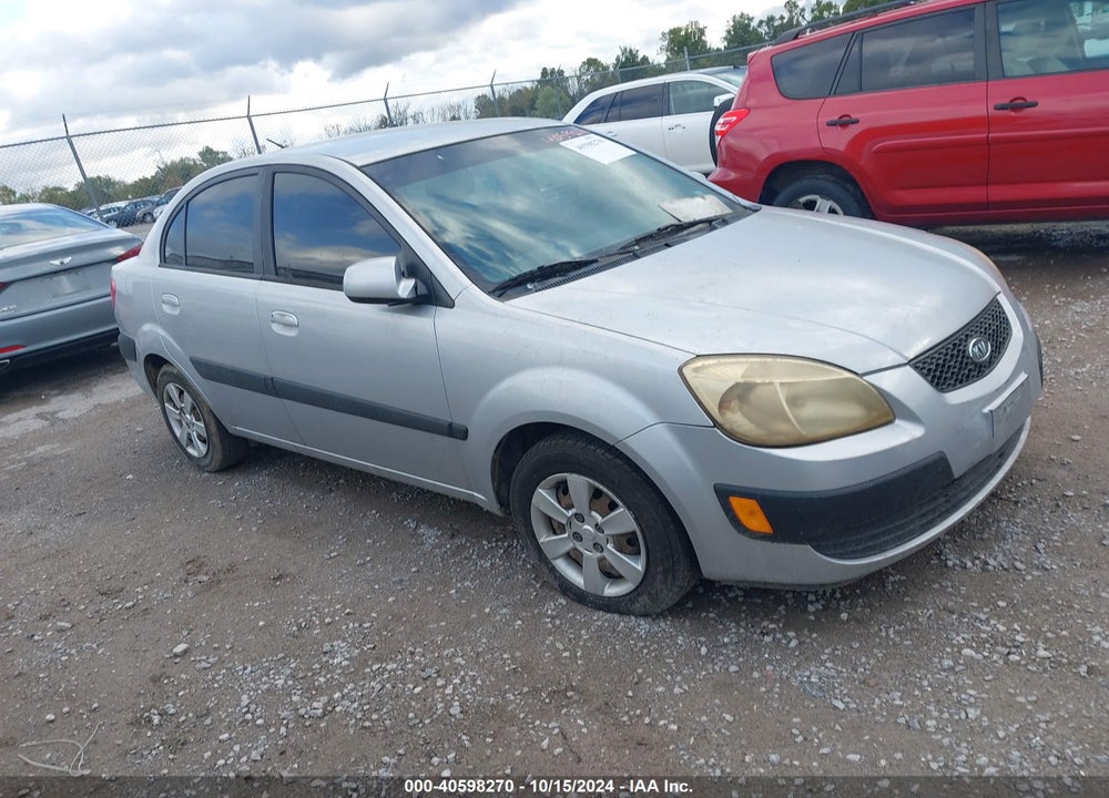 2007 KIA RIO LX VIN: KNADE123976221374