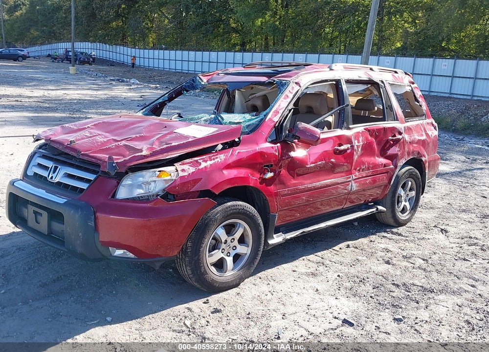 2006 HONDA PILOT EX-L VIN: 5FNYF28556B022647