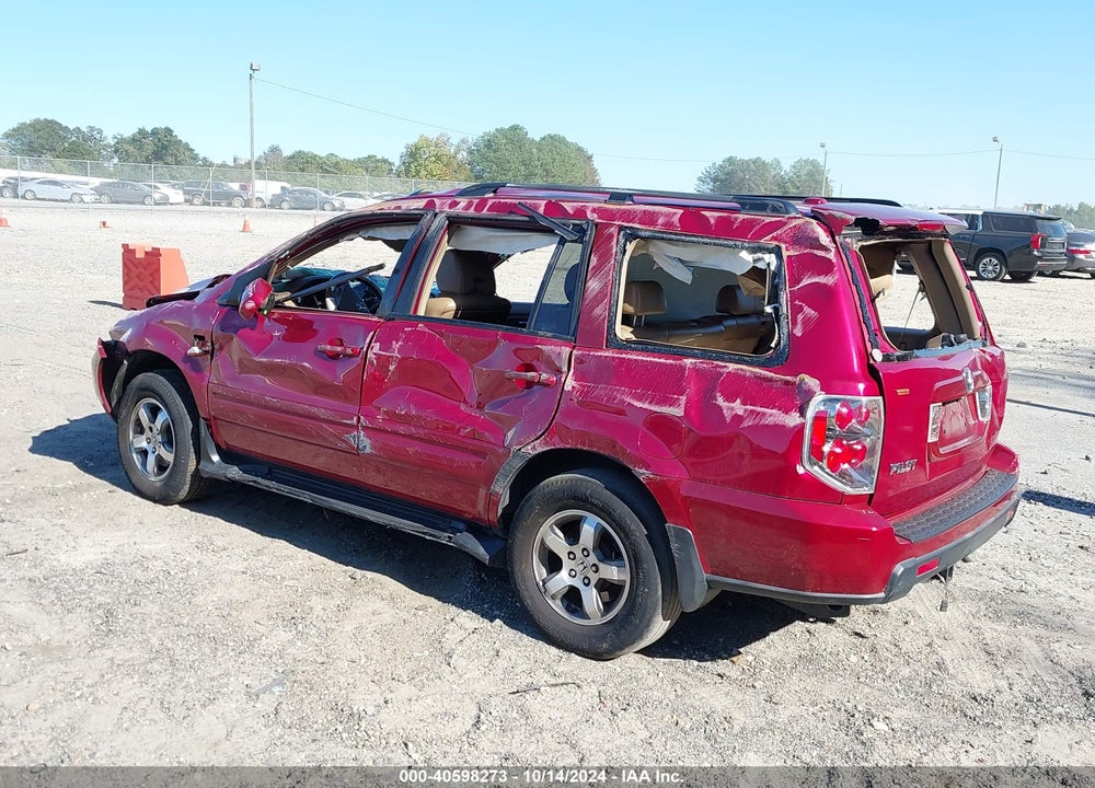 2006 HONDA PILOT EX-L VIN: 5FNYF28556B022647