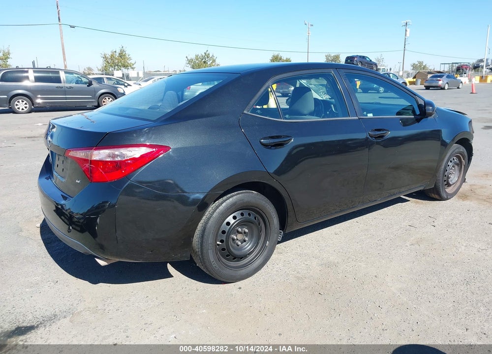 2017 TOYOTA COROLLA LE VIN: 2T1BURHE6HC926910