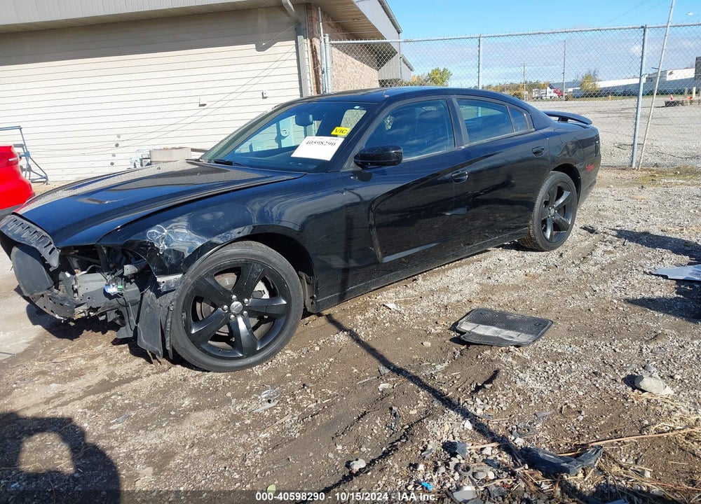 2012 DODGE CHARGER SXT VIN: 2C3CDXHG8CH149188
