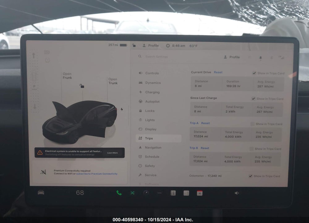 2024 TESLA MODEL 3 VIN: 5YJ3E1EA0RF727661