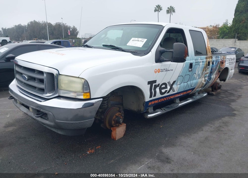 2004 FORD F-250 LARIAT/XL/XLT VIN: 1FTNW20S34EB10762