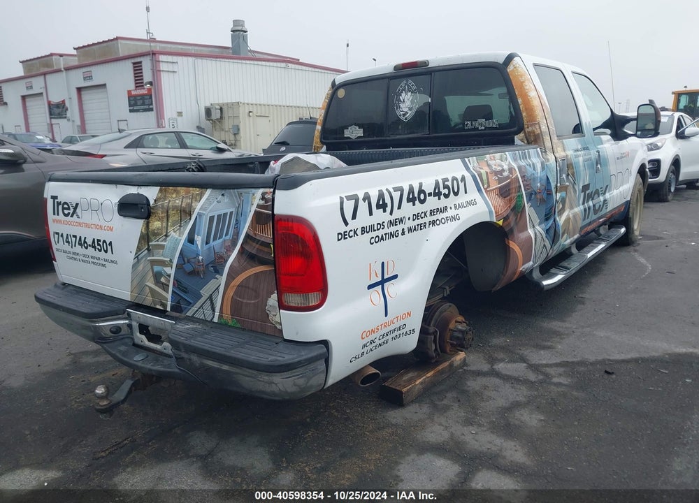 2004 FORD F-250 LARIAT/XL/XLT VIN: 1FTNW20S34EB10762