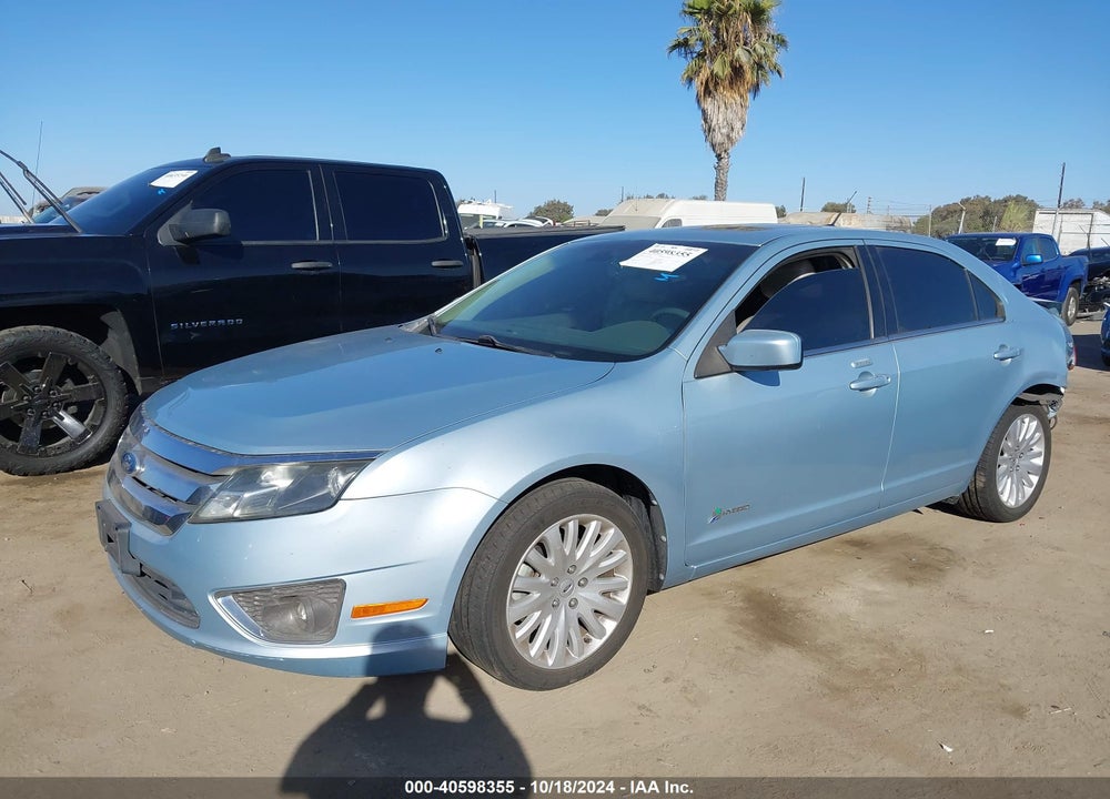 2011 FORD FUSION HYBRID VIN: 3FADP0L36BR190379