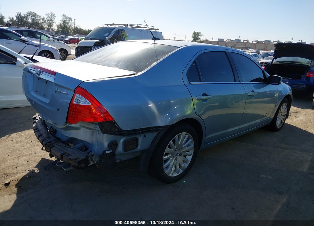 2011 FORD FUSION HYBRID VIN: 3FADP0L36BR190379