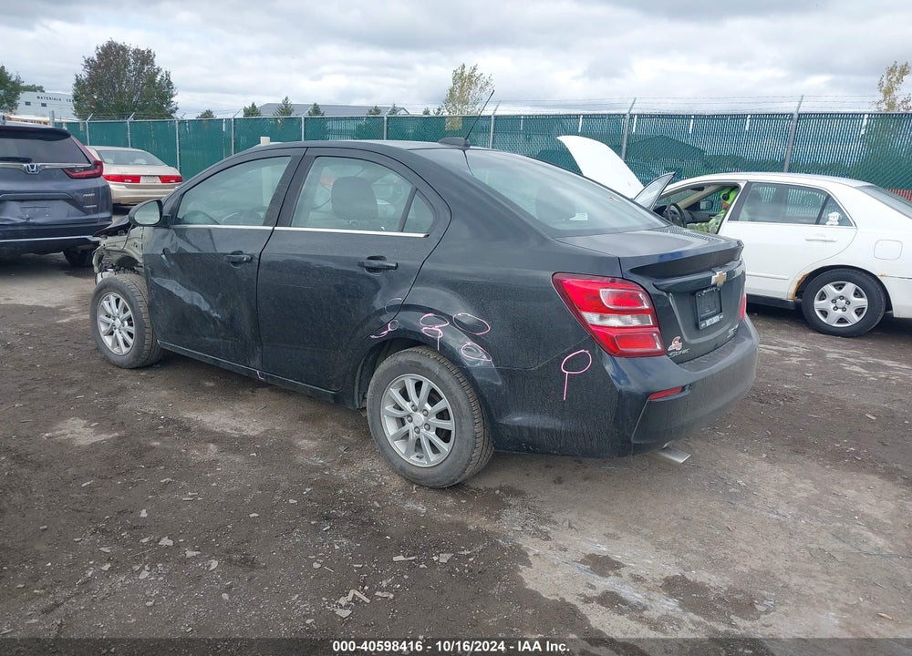 2017 CHEVROLET SONIC LT AUTO VIN: 1G1JD5SH4H4120051
