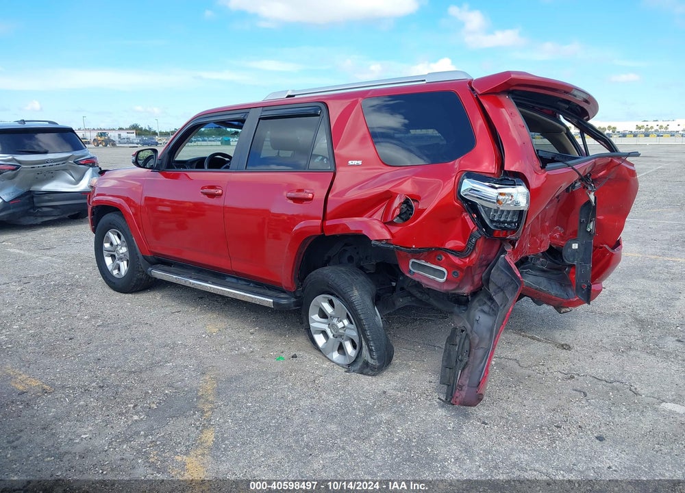 2018 TOYOTA 4RUNNER VIN: JTEZU5JR3J5185781