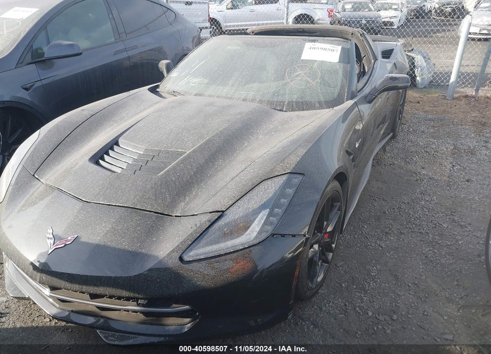 2016 CHEVROLET CORVETTE STINGRAY VIN: 1G1YF2D78G5104830