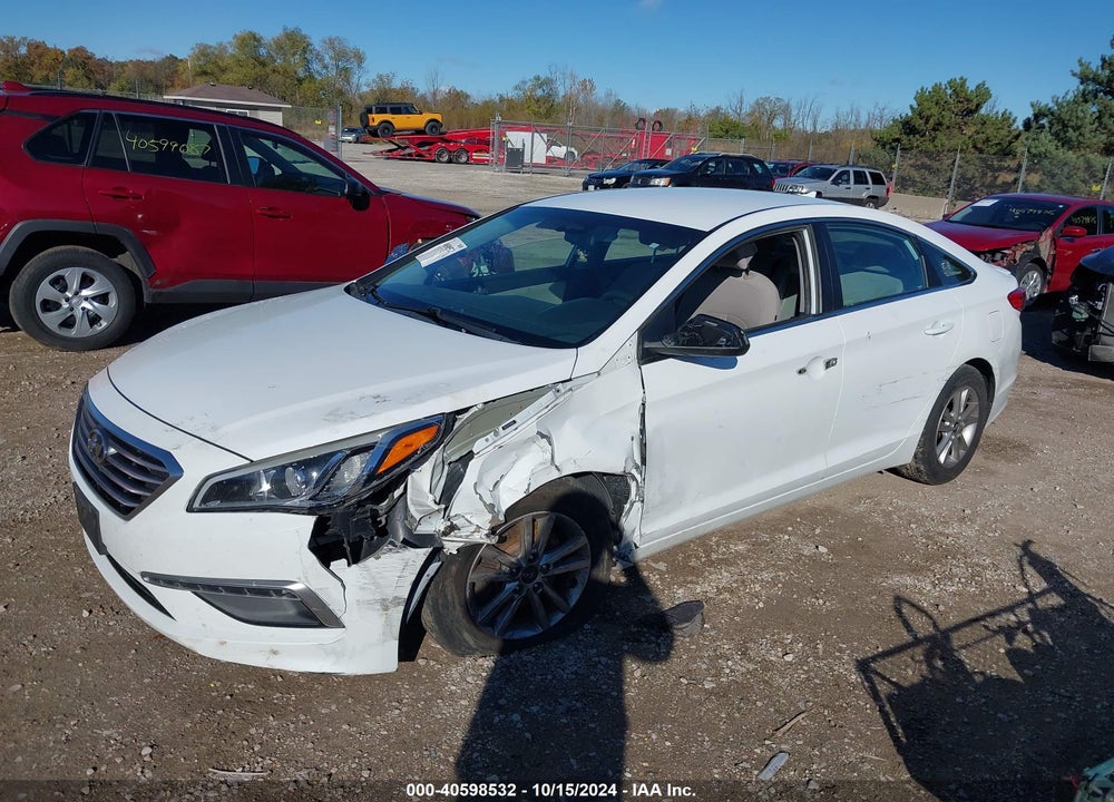 2015 HYUNDAI SONATA SE VIN: 5NPE24AF1FH184659